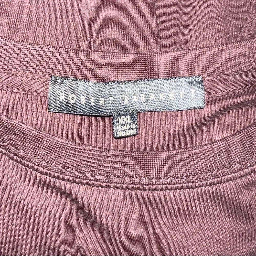 Robert Barakett XXL The Barakett Tee in color Deep Bordeaux - Picture 5 of 6